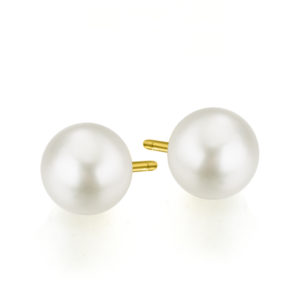 PENDIENTES ORO Y PERLA CULTIVADA