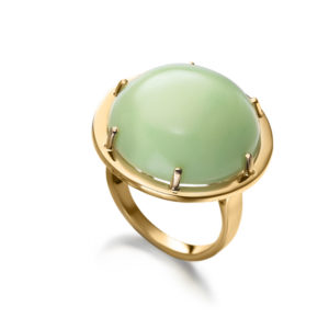 ANILLO ORO ROSA CON CRISOPAS FINO