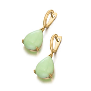 PENDIENTES ORO ROSA CON CRISOPAS FINO